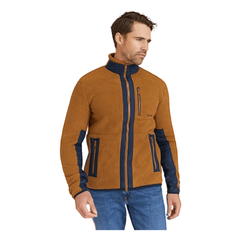 Timberland Mm Sherpa Fleece Jacket Rubber