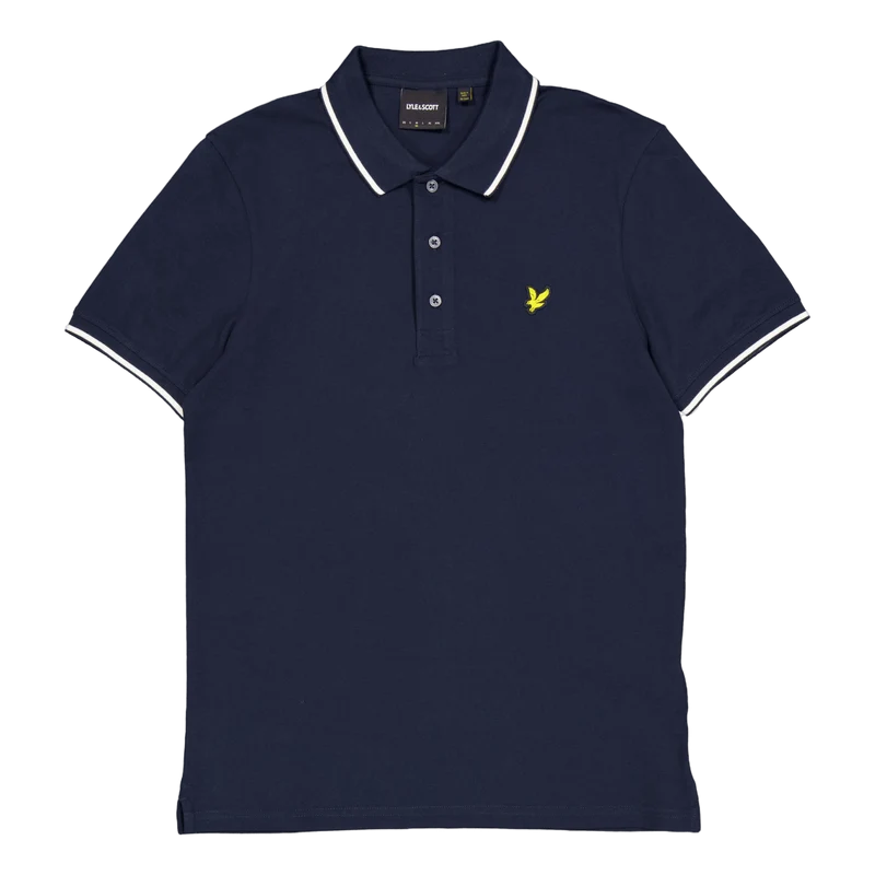Tipped Polo Shirt X295 Dark Navy/ Chalk