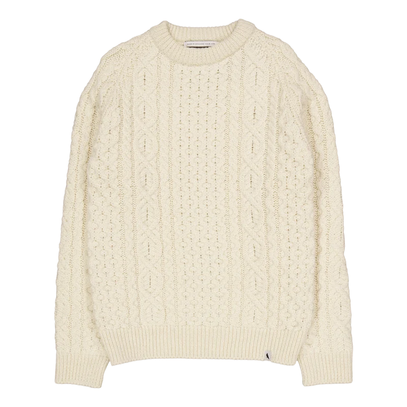 Hudson Aran Jumper Cream
