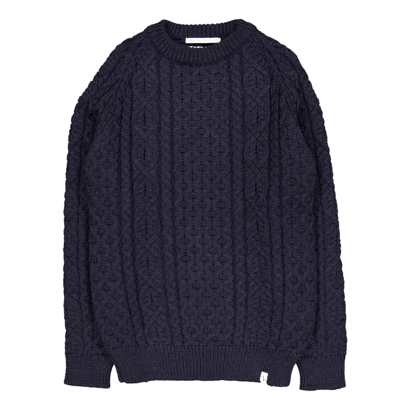 Hudson Aran Jumper Navy