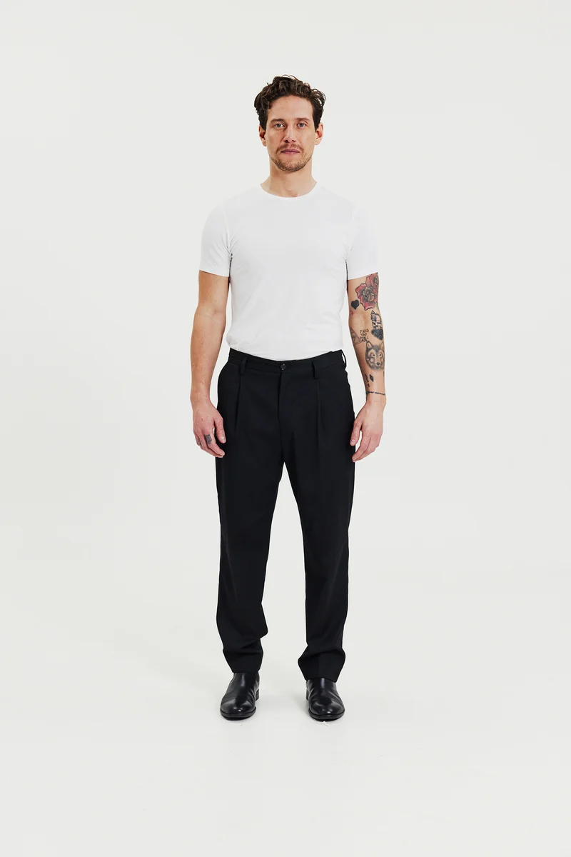 Crew-Neck Tencel White
