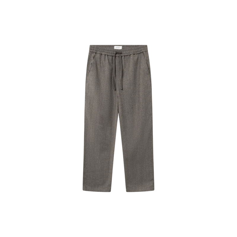 Houston Herringbone Pants Light Grey/light Desert Sand