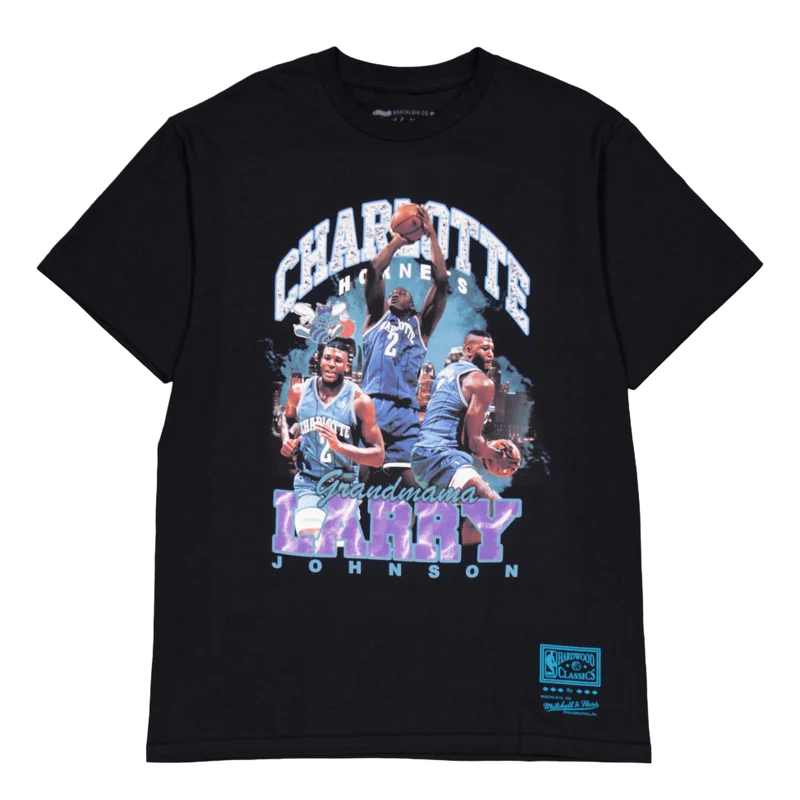 Hornets Bling Ss Tee Johnson Black