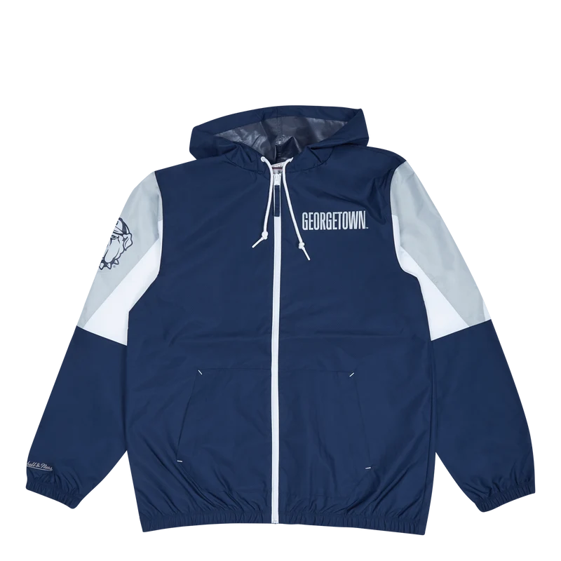 Hoyas Throw It Back Full Zip Windbreak