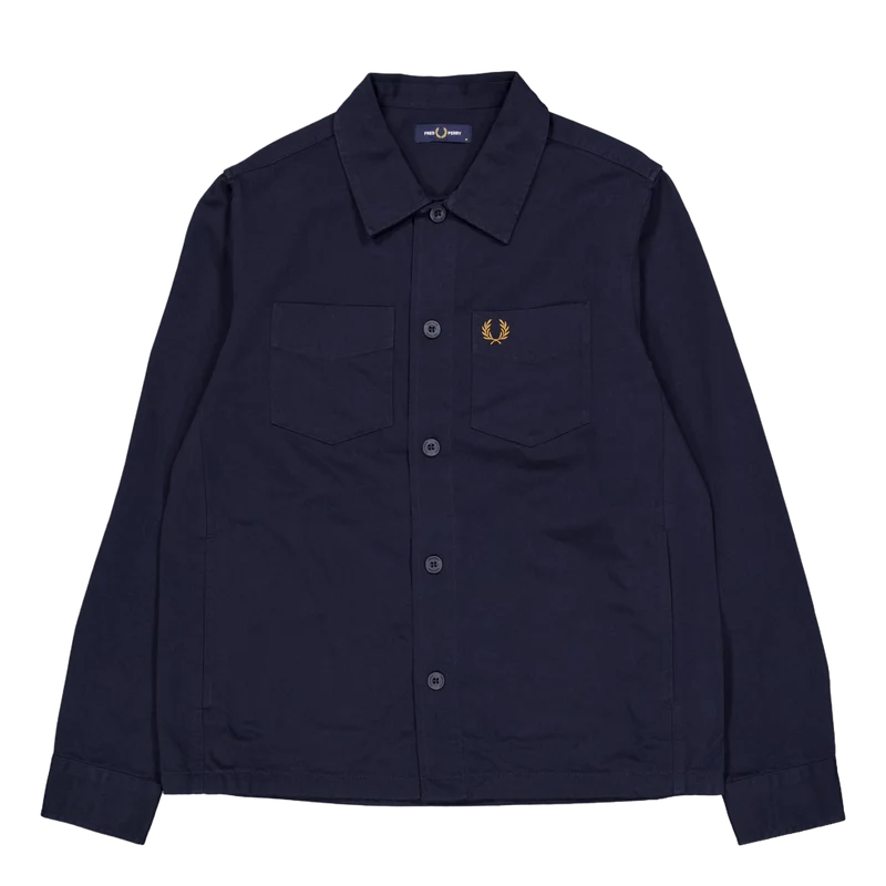 Twill Overshirt 608 Navy