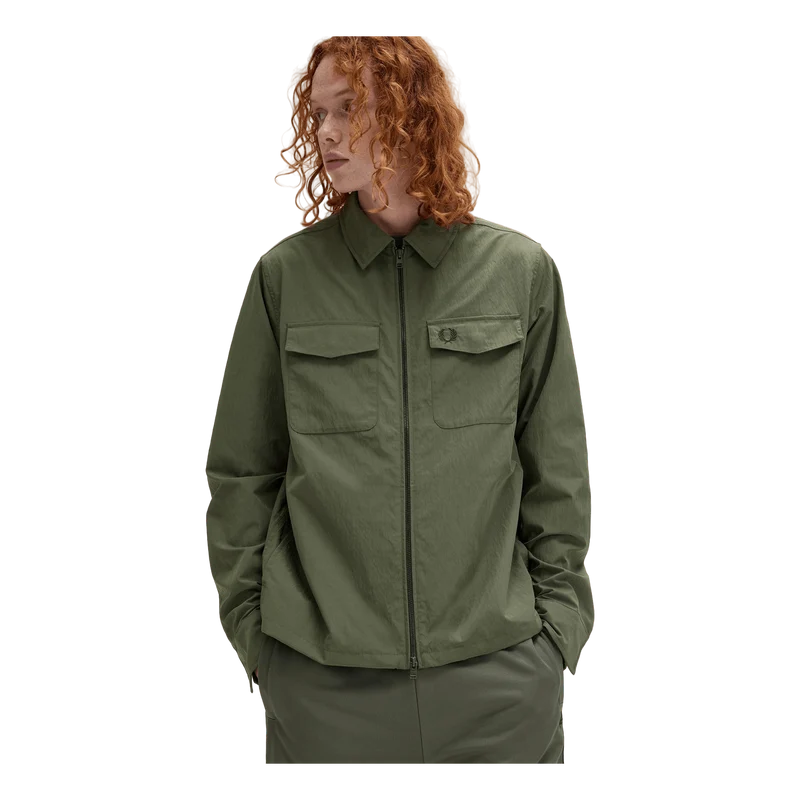 Pocket Overshirt W19 Laurel Wreath Green