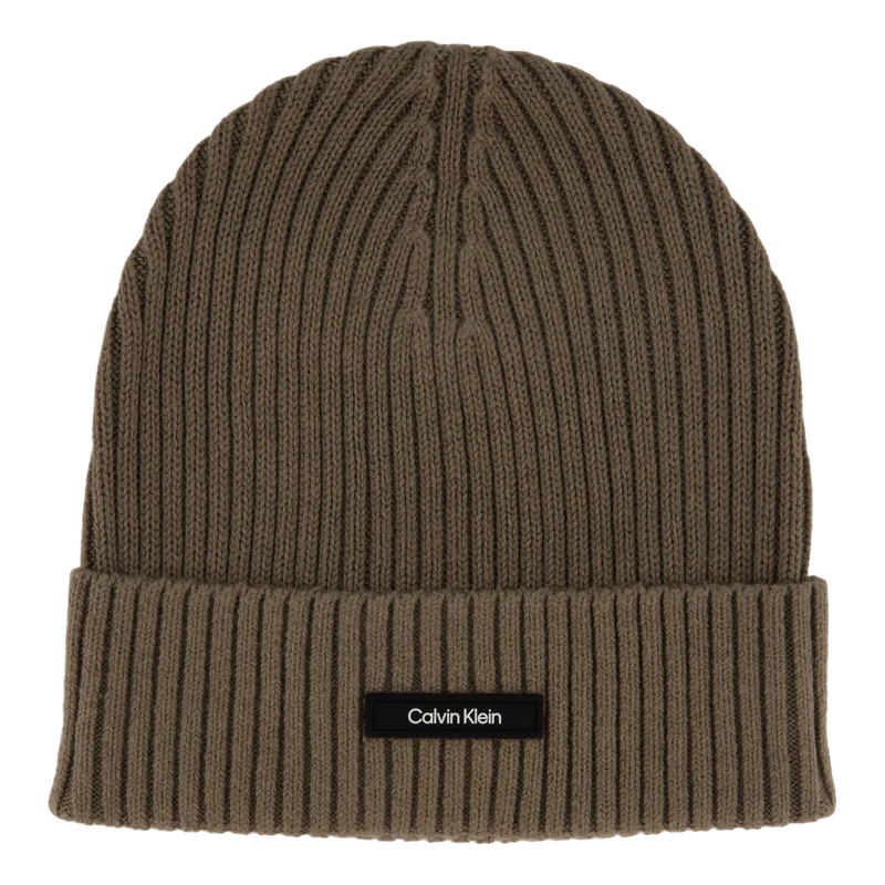 Classic Cotton Rib Beanie Pav Brindle