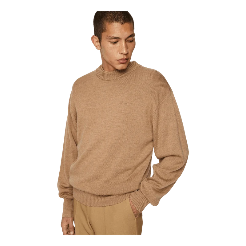 Kino Merino Crew Tiger Brown Melange