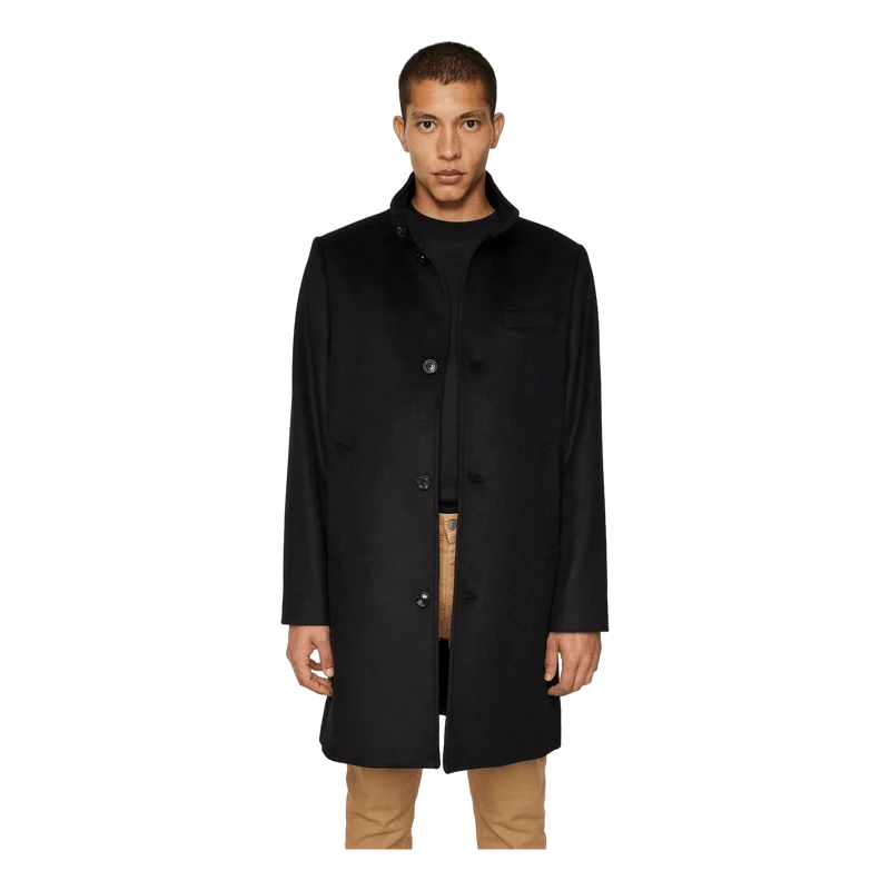 Jesse Melton Cashmere Coat Black