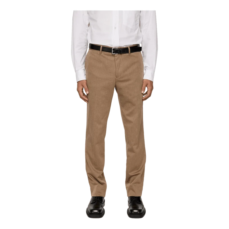 Lois C Flannel Twill Pants Tiger Brown