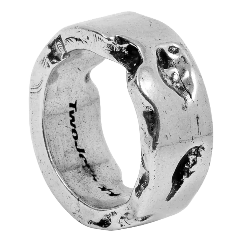 Eroded Ring Silver