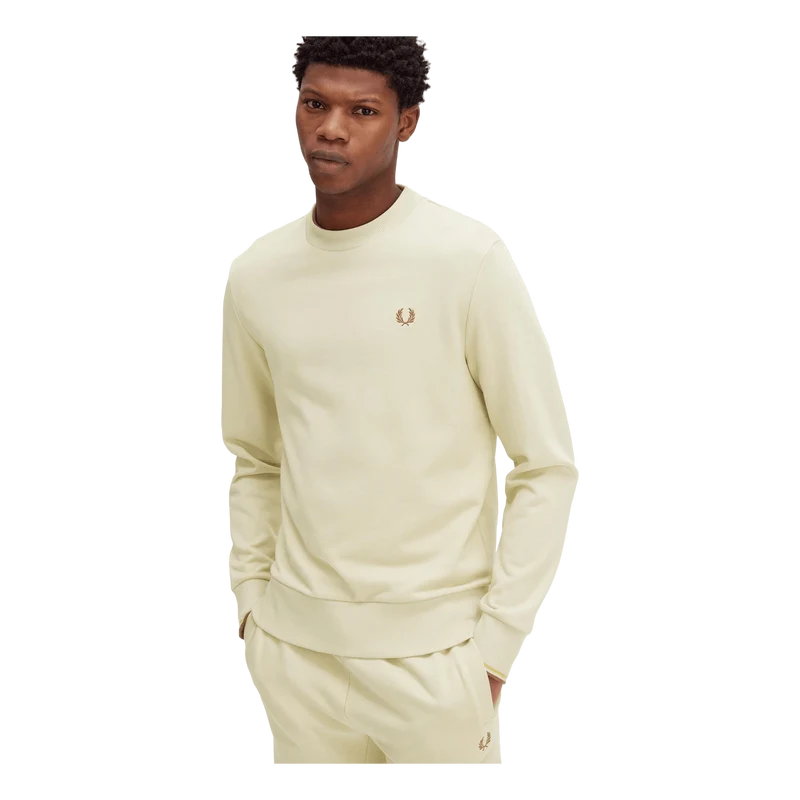Crew Neck Sweatshirt W69 Oatmeal/w Brown