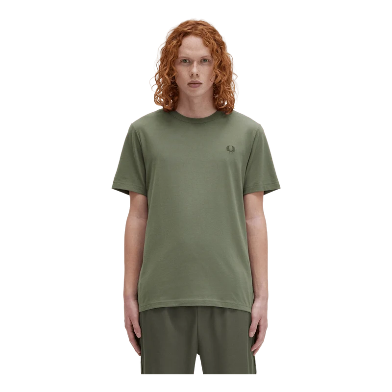 Crew Neck T-shirt W49 Laurel W Green/ngt Green