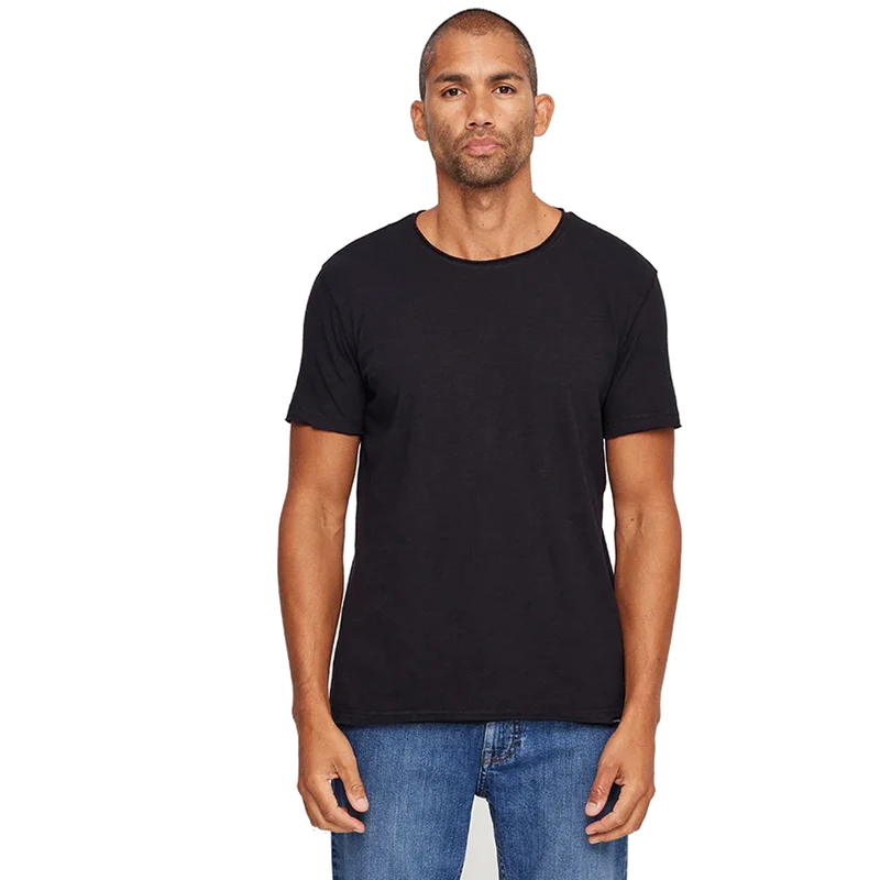 Konrad Slub S"/s Tee Black