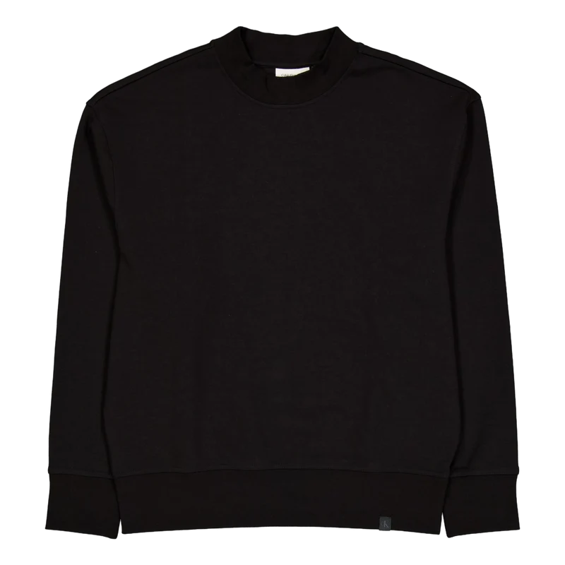 Interlock Crew Neck Beh Ck Black