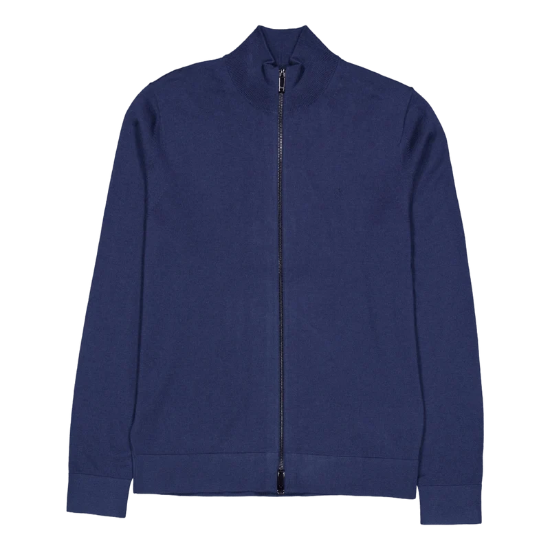 Merino Rws Zip Through Jacket Ppk Ink