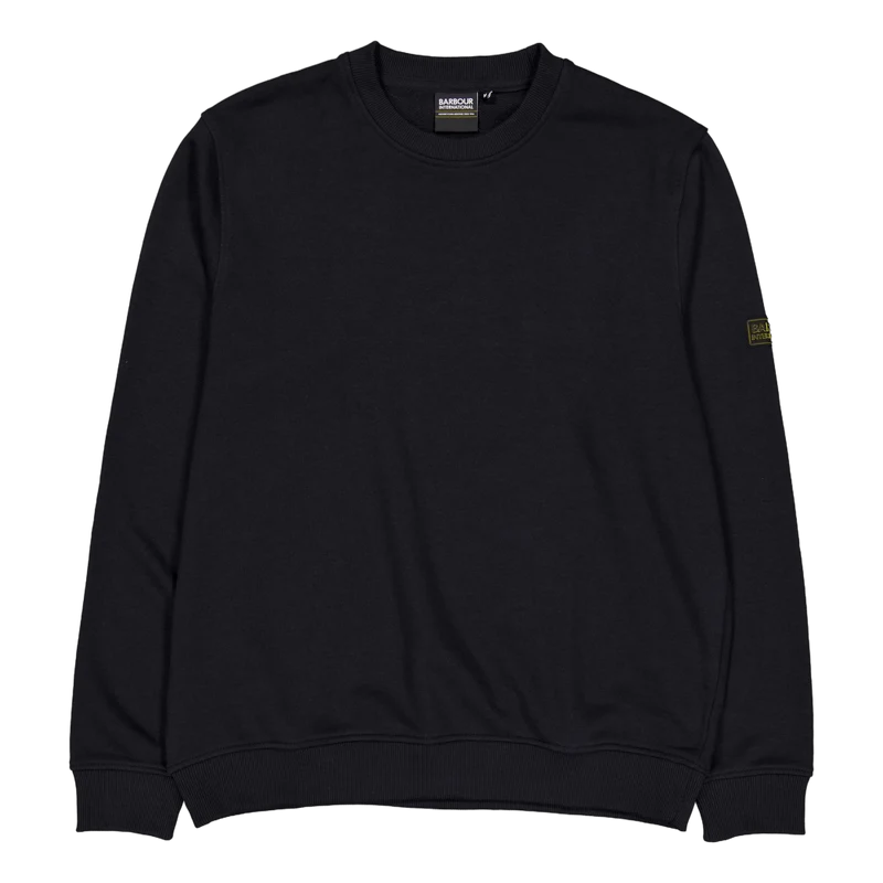 B.intl Outline Badge Crew Black