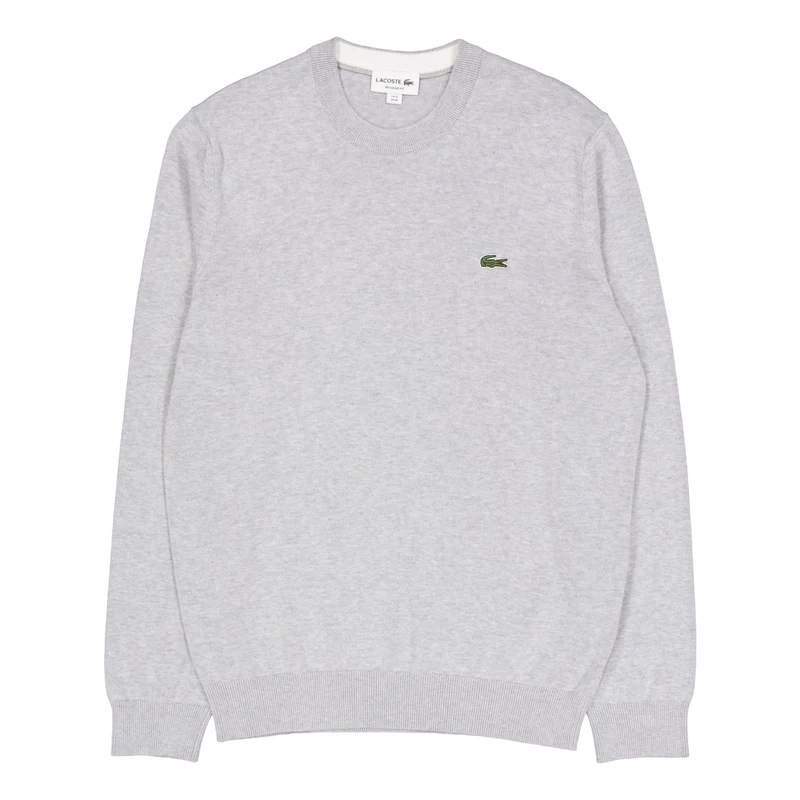 Monochrome Cotton Crew Neck Sw Cca Silver Chine