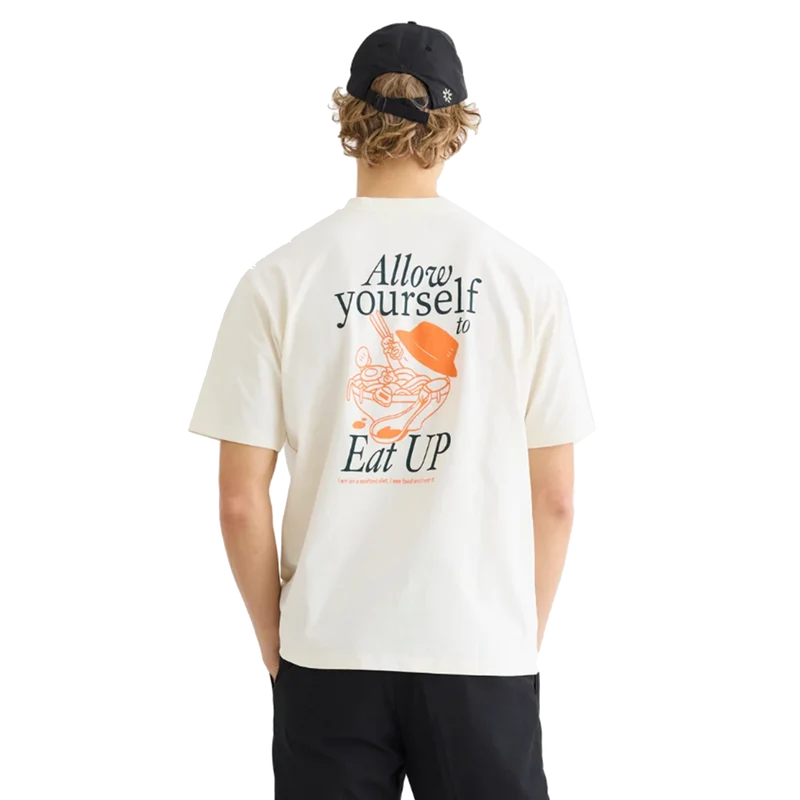Wbbaine Eat Tee Off White