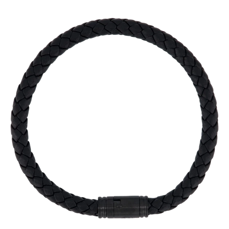 Bracelet 6mm 21 Cm Black