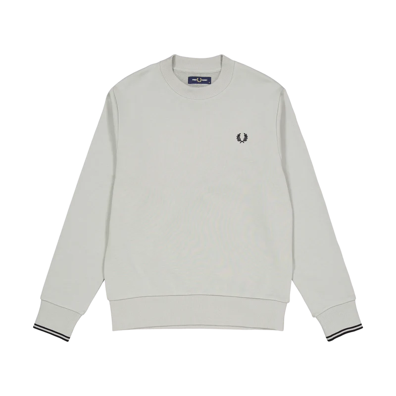 Fred Perry Crew Neck Sweatshirt 181 Limestone
