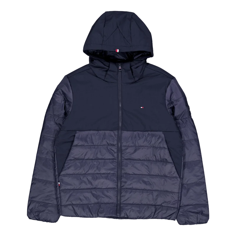 Cl Mixed Media Hooded Jacket Dw5-desert Sky
