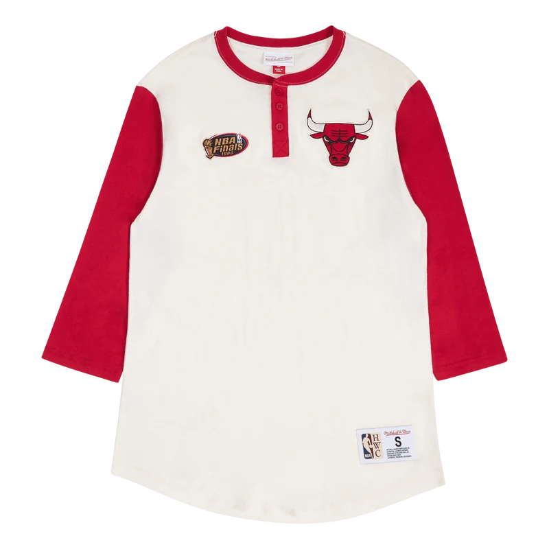 Bulls Icon Henley Cream