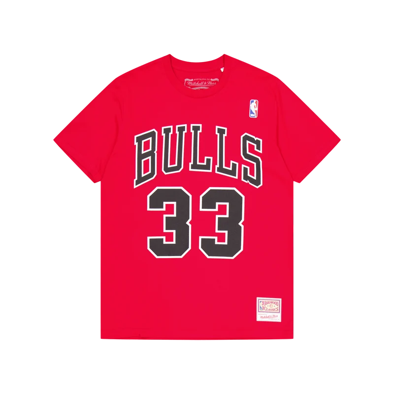 Name & Number Tee - Scottie Pi Red