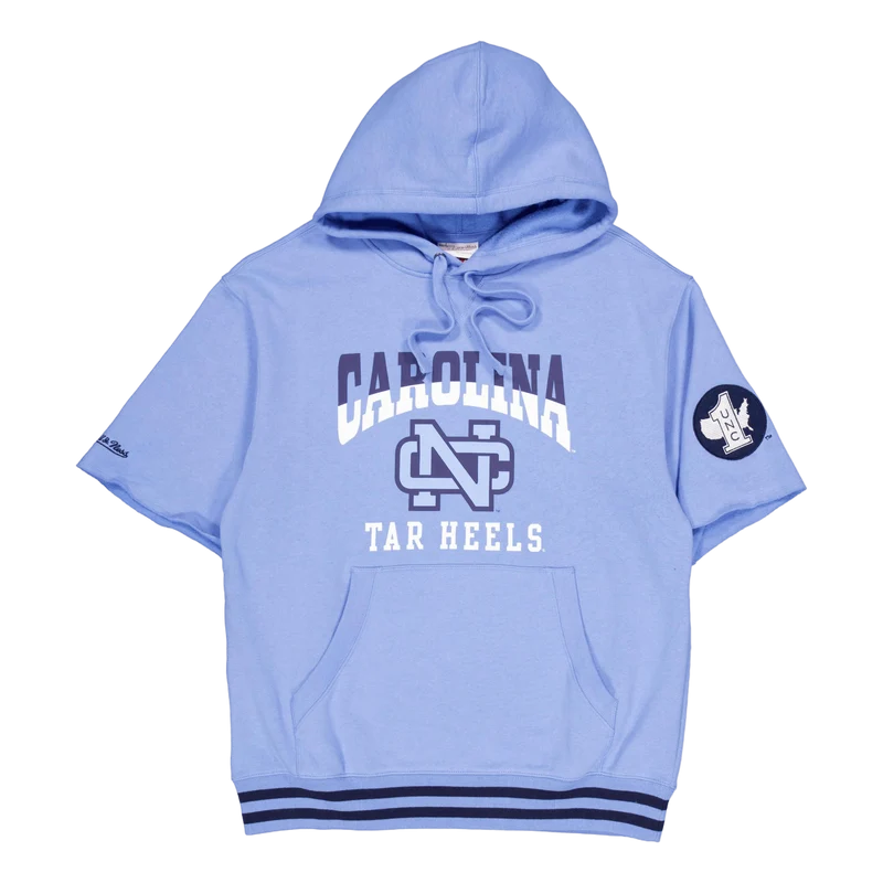 Unc Pre-game Ss Fleece Hoodie Light Blue