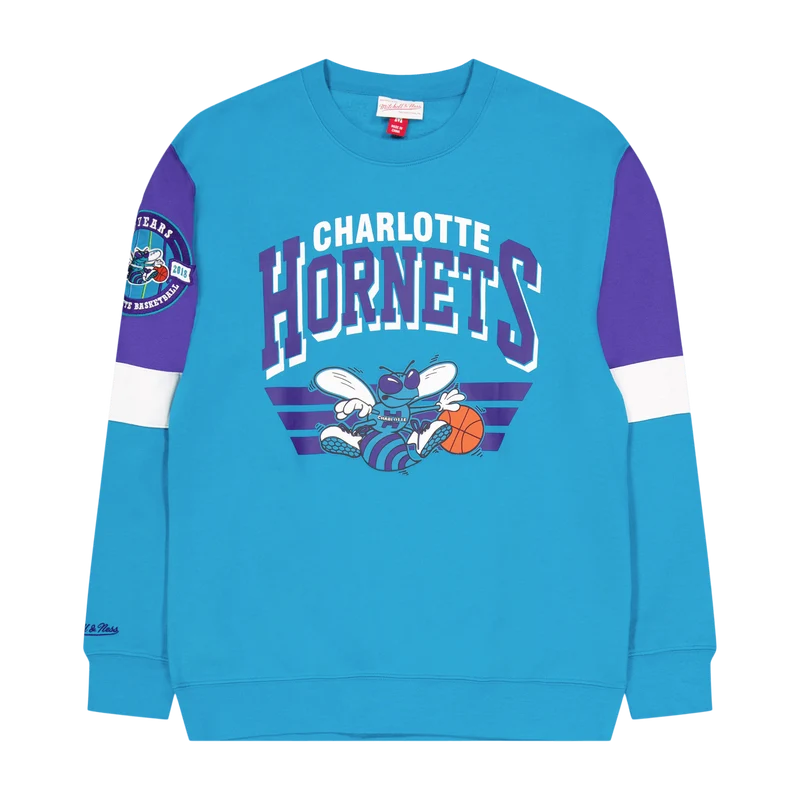 Hornets All Over Crew 3.0 Hornets Blue
