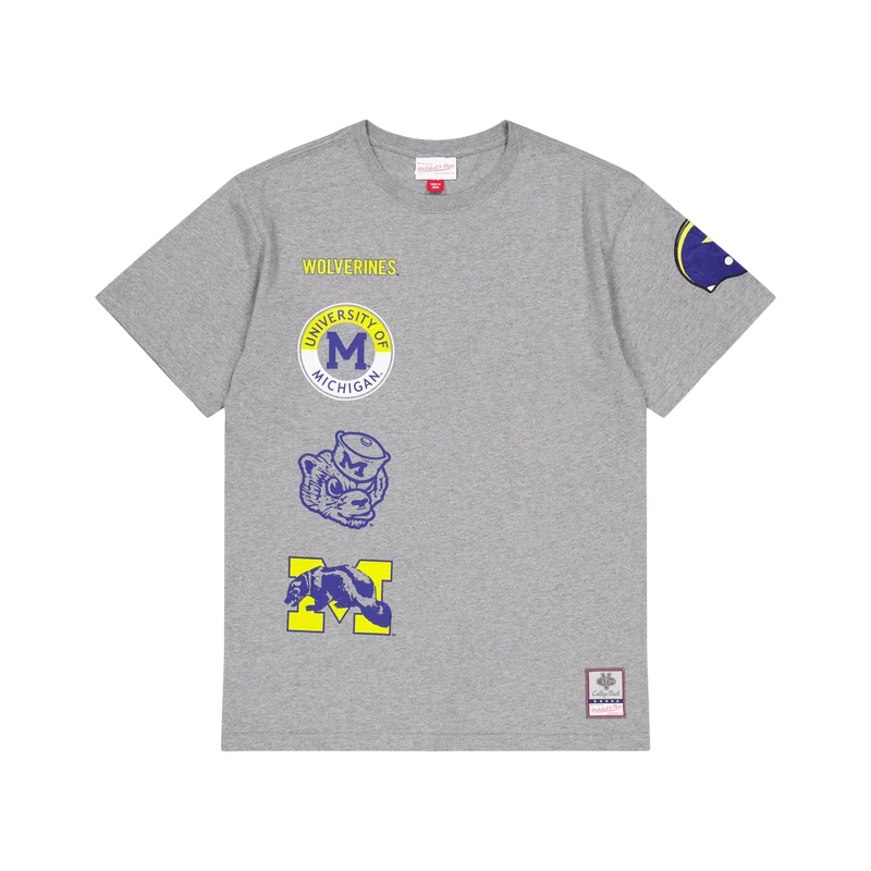 M&n City Collection S/s Tee Grey Heather