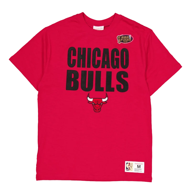 Bulls Legendary Slub S/s Tee Scarlet Red