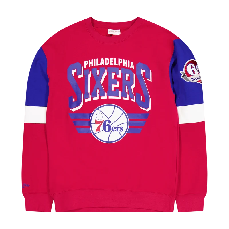 76ers All Over Crew 3.0 Scarlet Red