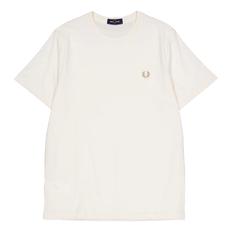 Crew Neck T-shirt V37 Ecru/warm Stone