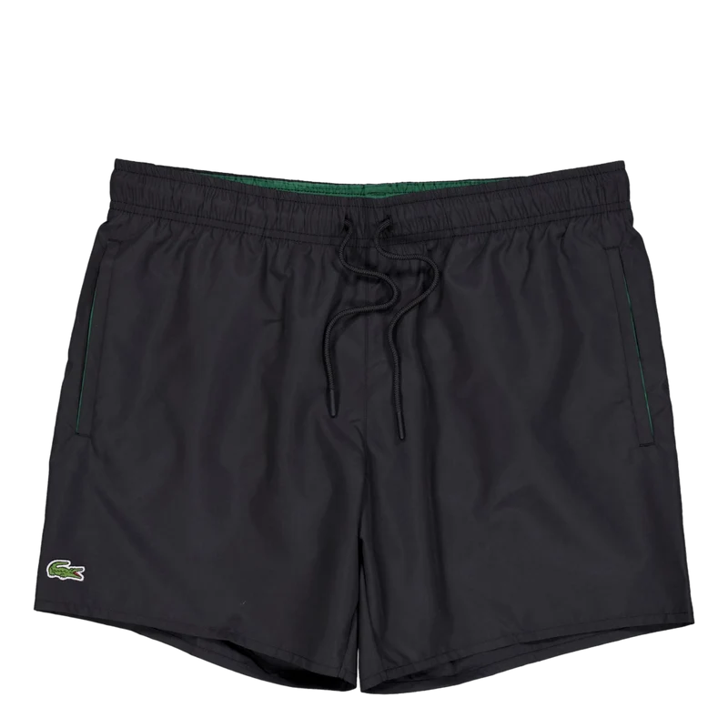 Quick-Dry Swim Trunks BLACK/GREEN