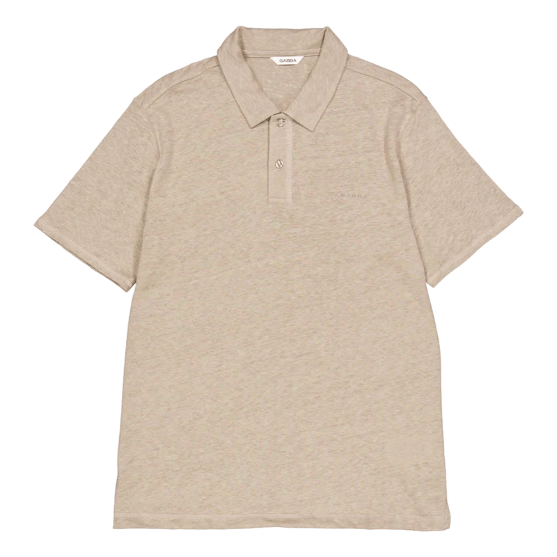 Duke Linen Polo Ss 0797 Coriander