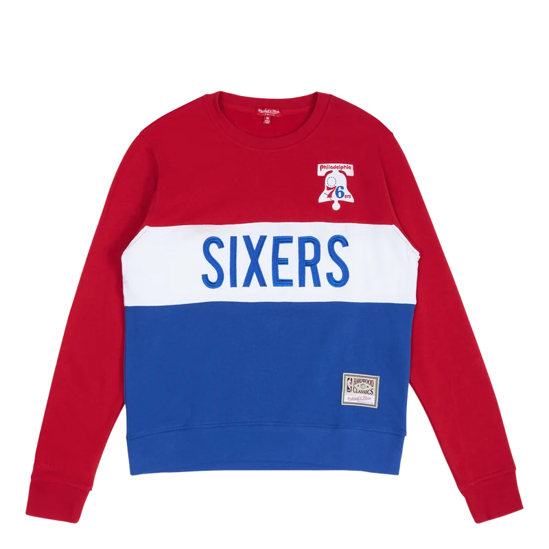 Women's 76ers Color Block Crew 2.0