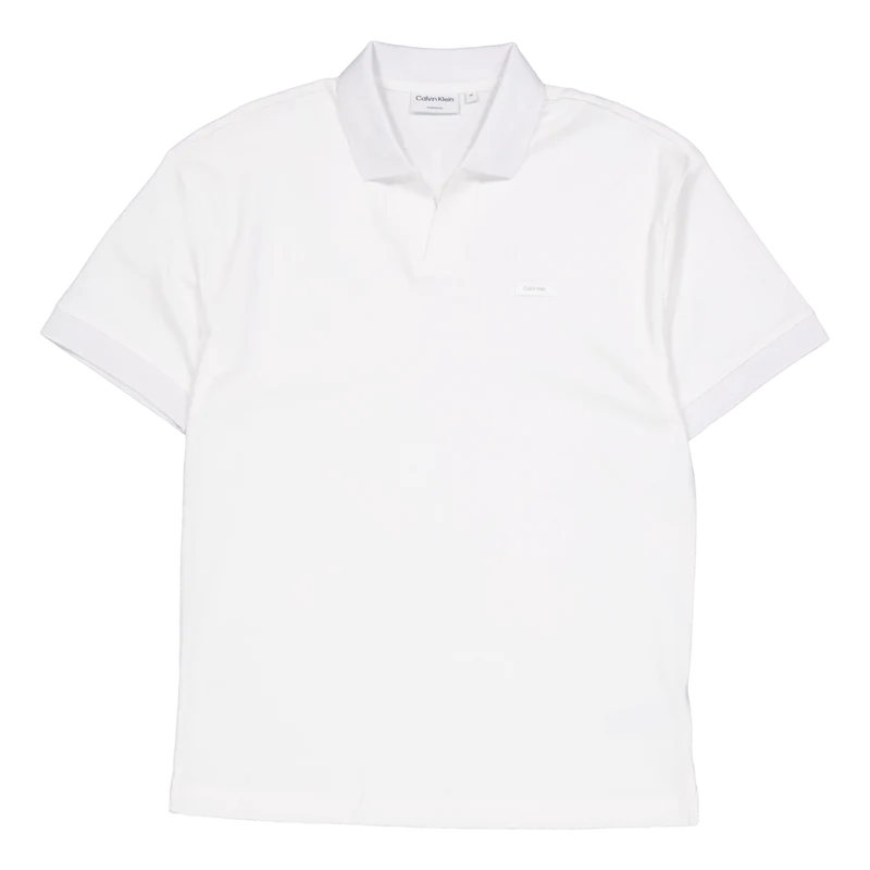 Smooth Cotton Open Placket Pol