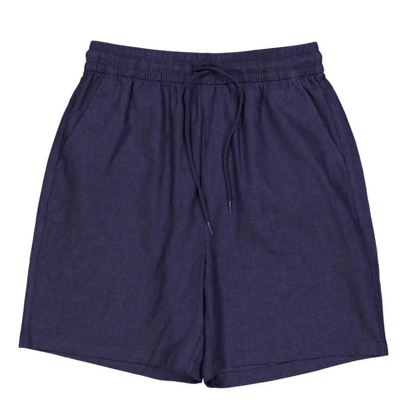 Otto Linen Shorts Dark
