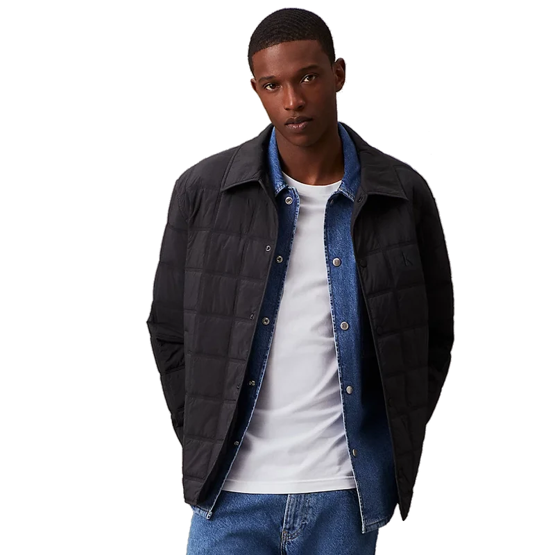 CK Quilted Jacket Black