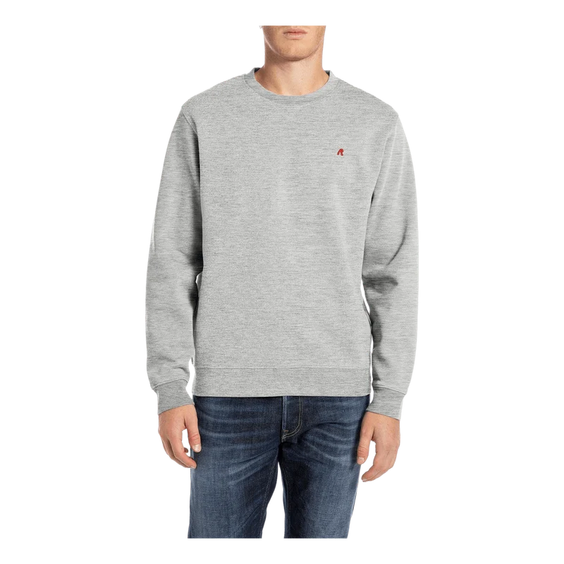 R Sweatshirt M08 Light Grey Melange
