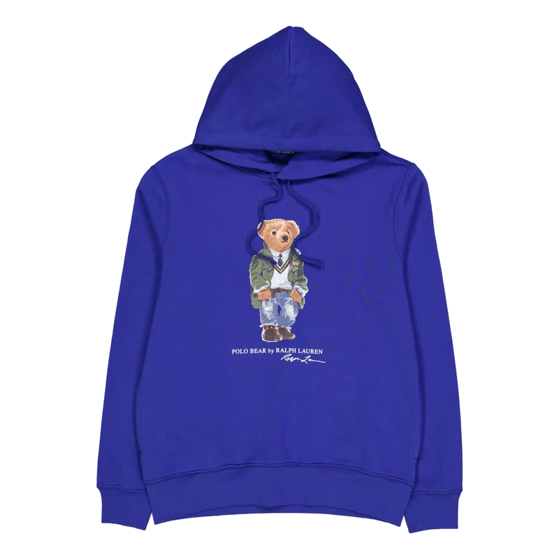 Polo Ralph Lauren Polo Bear Fleece Hoodie Sp24 Beach Royal Hrtg Bear