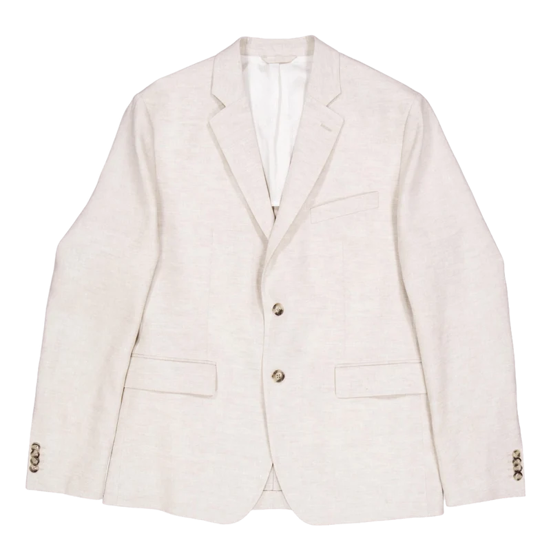 Hopper U Super Linen Blazer U029 Moonbeam