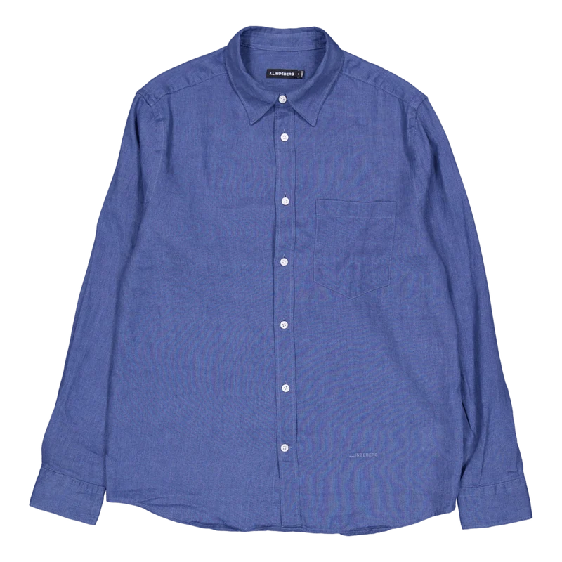 Reg Ls Clean Linen Shirt O206 Bijou