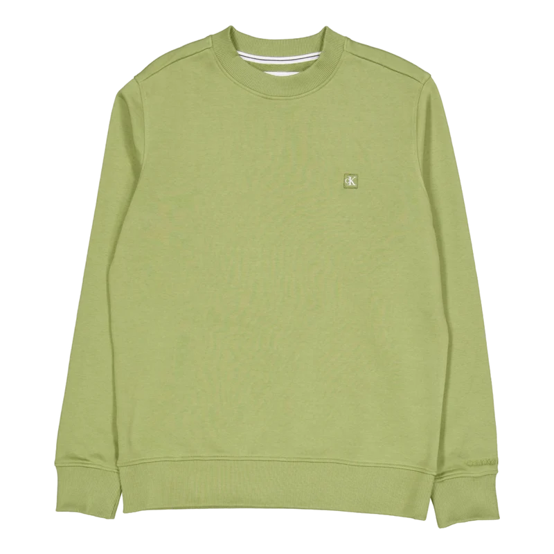 Ck Embro Badge Crew Neck Dark Juniper