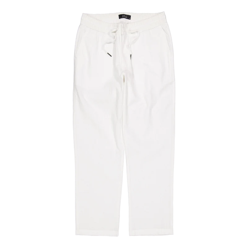 Barcelona Cotton / Linen Pants White 02