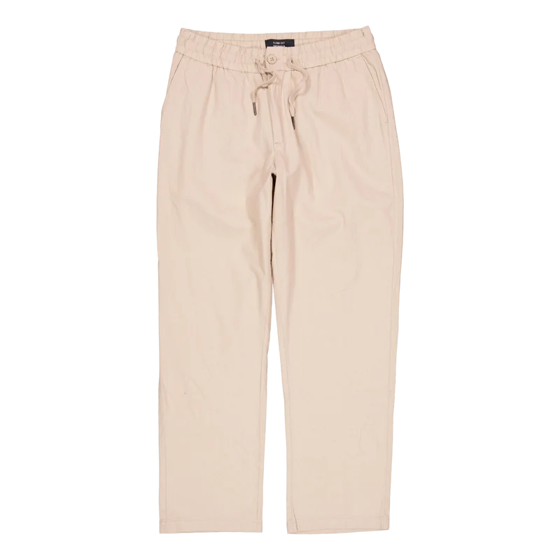 Barcelona Cotton / Linen Pants Khaki