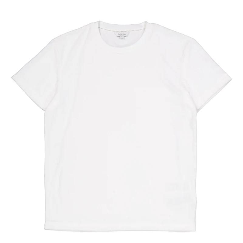 Crew Neck Towelling Tee Ycd-pvh Classic White