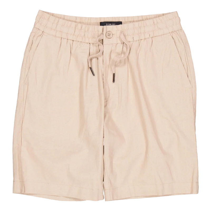 Barcelona Cotton / Linen Short Khaki