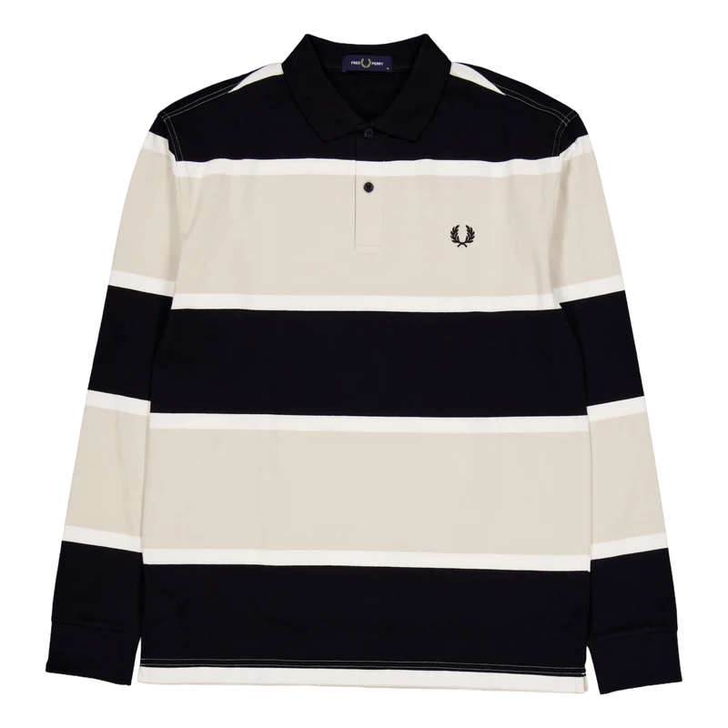 Relaxed Stripe Polo Shirt 691